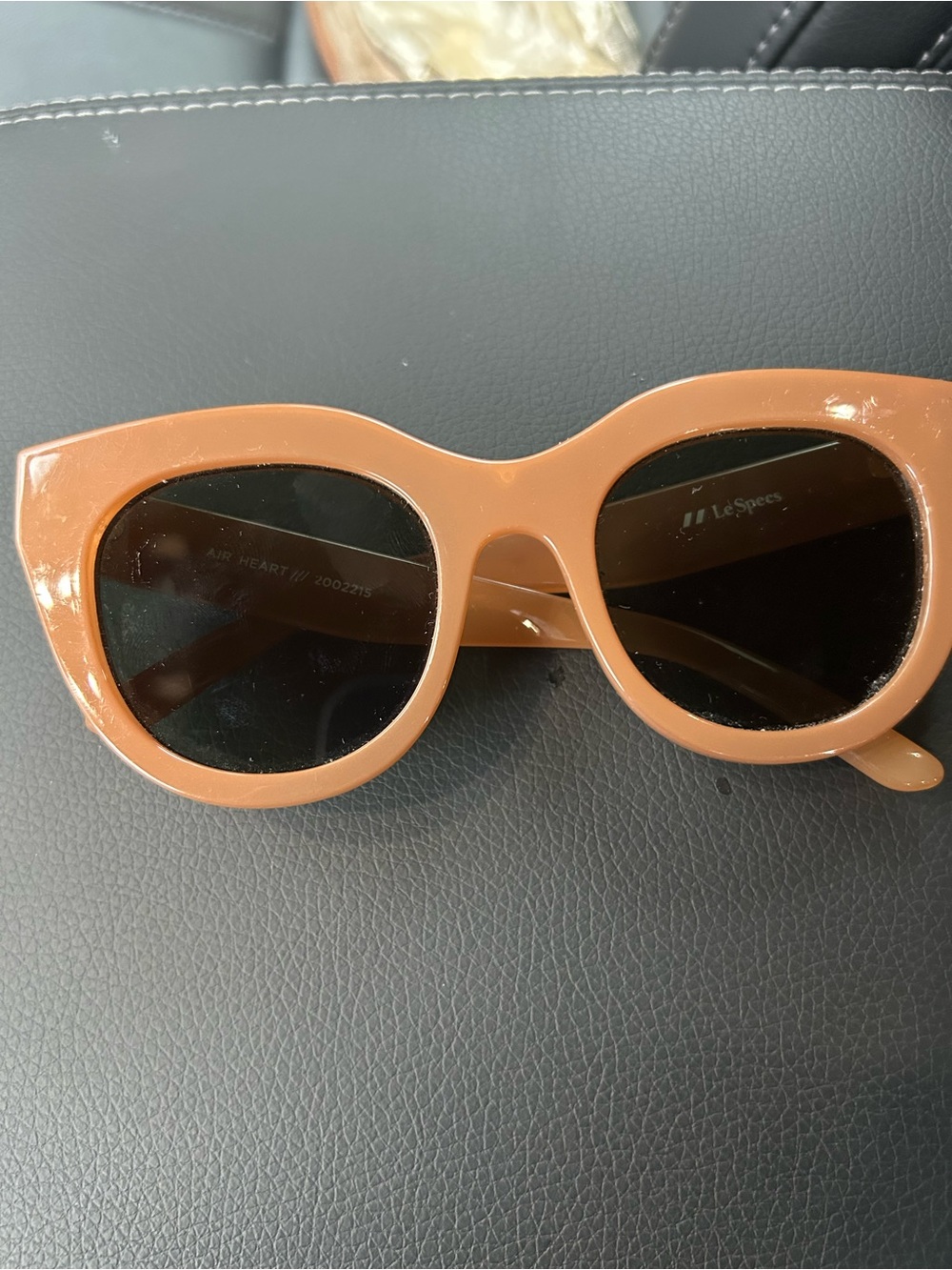 Le Specs Tan Cat-Eye Sunglasses